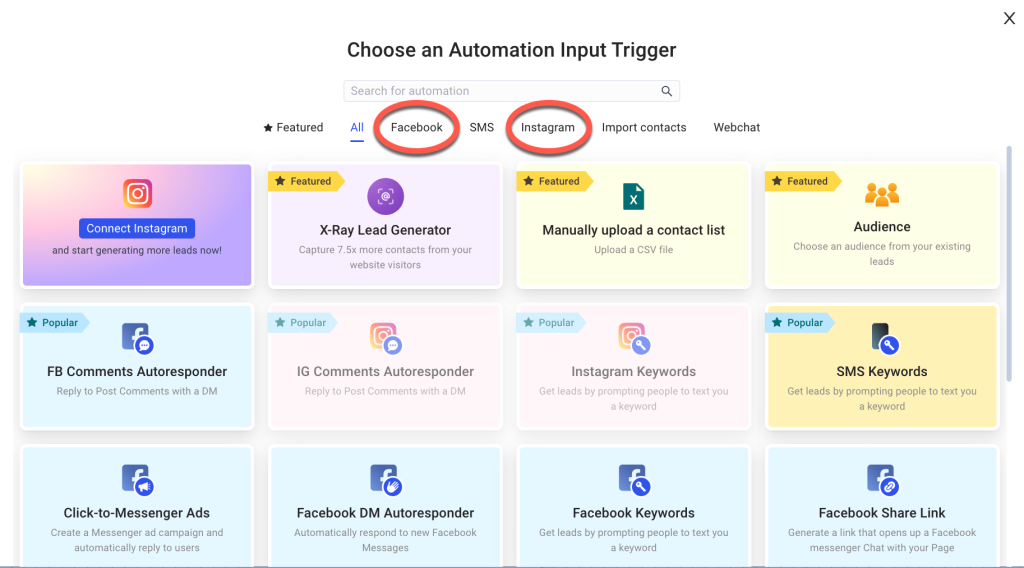 find instagram and facebook sales outreach tools here